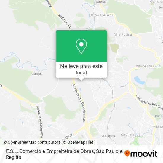 E.S.L. Comercio e Empreiteira de Obras mapa