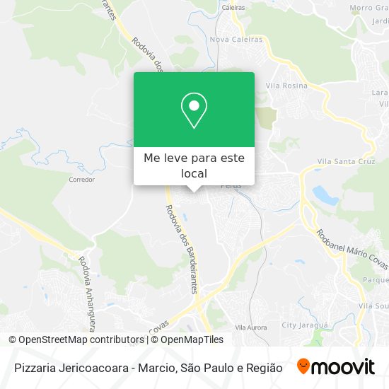 Pizzaria Jericoacoara - Marcio mapa