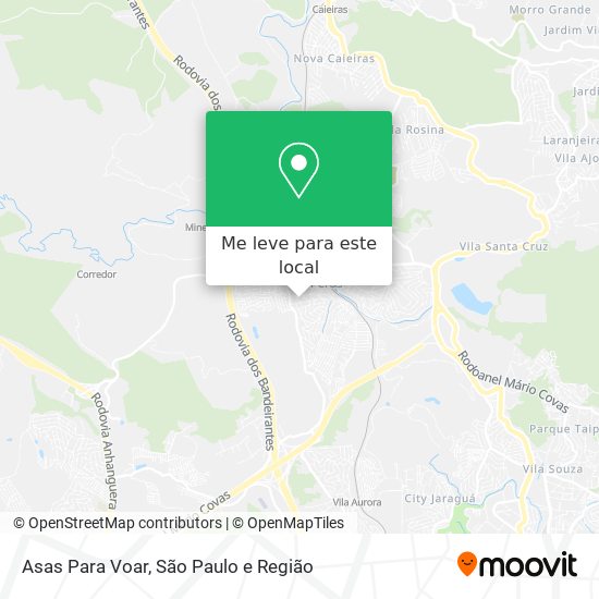 Asas Para Voar mapa