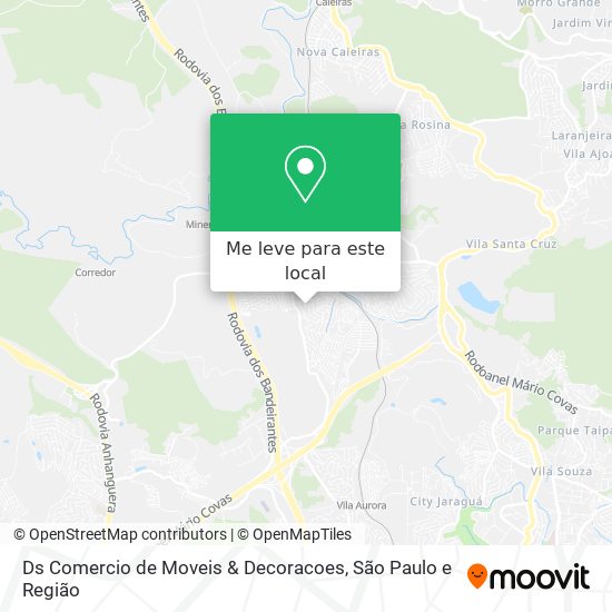 Ds Comercio de Moveis & Decoracoes mapa