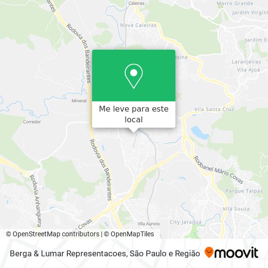 Berga & Lumar Representacoes mapa