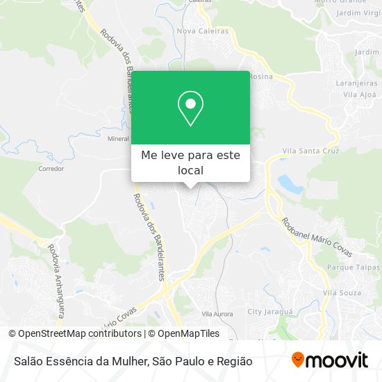 Salão Essência da Mulher mapa