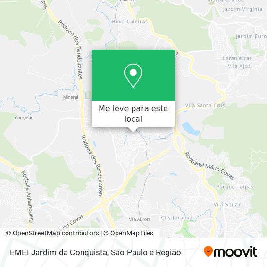 EMEI Jardim da Conquista mapa