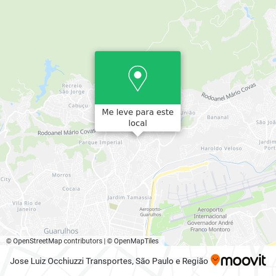 Jose Luiz Occhiuzzi Transportes mapa