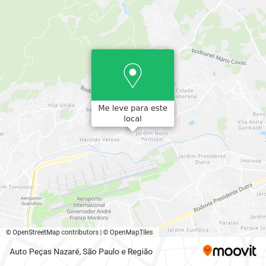 Auto Peças Nazaré mapa