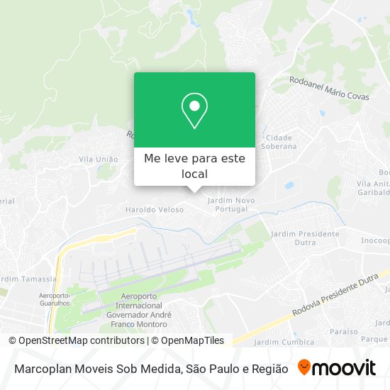 Marcoplan Moveis Sob Medida mapa