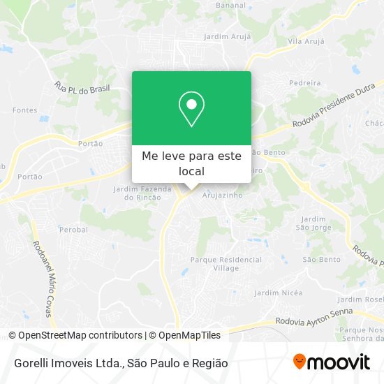 Gorelli Imoveis Ltda. mapa