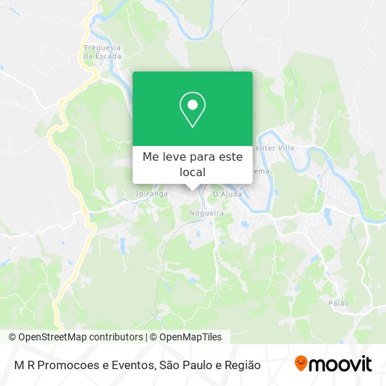 M R Promocoes e Eventos mapa