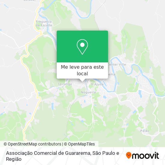 Associação Comercial de Guararema mapa