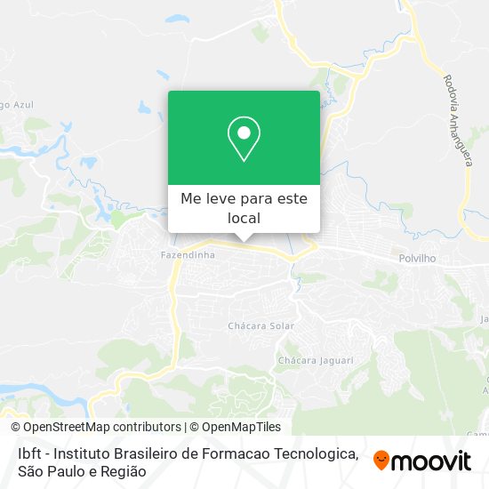 Ibft - Instituto Brasileiro de Formacao Tecnologica mapa