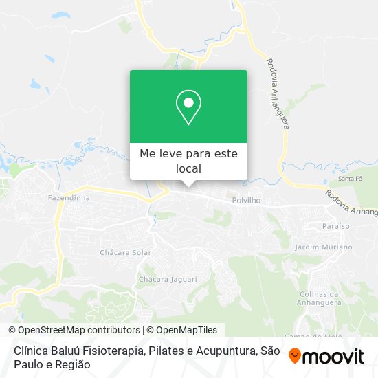 Clínica Baluú Fisioterapia, Pilates e Acupuntura mapa