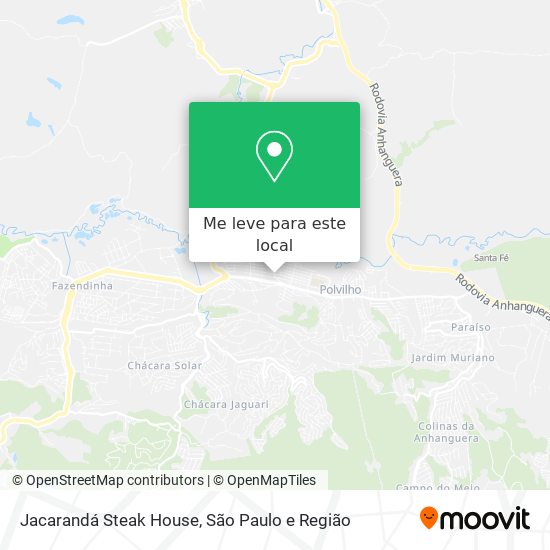 Jacarandá Steak House mapa