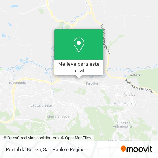 Portal da Beleza mapa