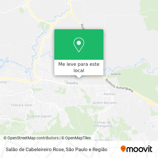 Salão de Cabeleireiro Rose mapa