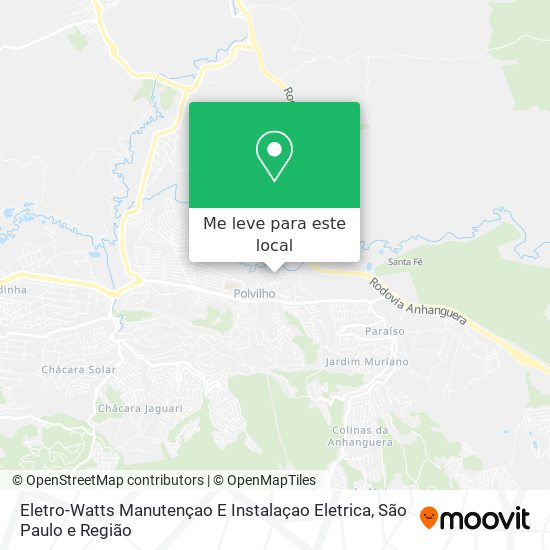 Eletro-Watts Manutençao E Instalaçao Eletrica mapa
