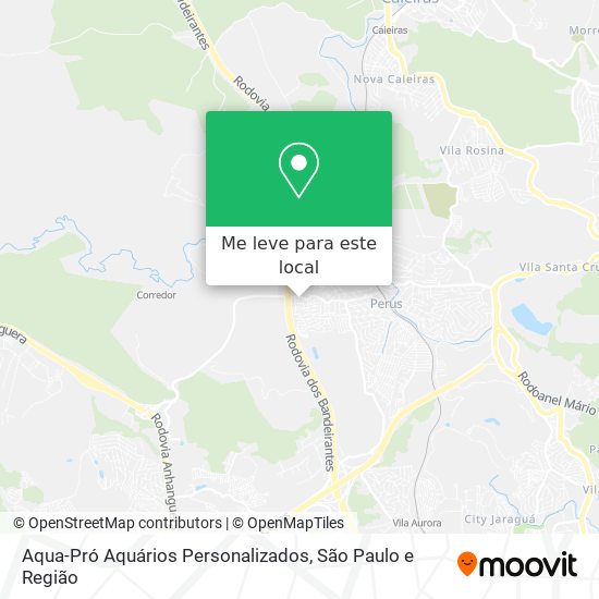 Aqua-Pró Aquários Personalizados mapa