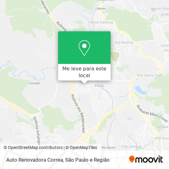 Auto Renovadora Correa mapa