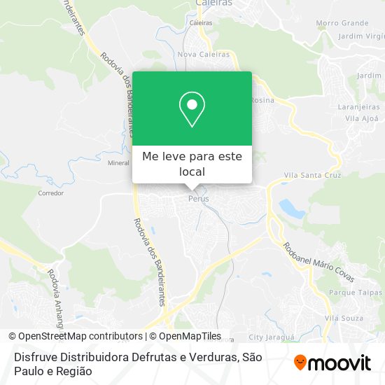 Disfruve Distribuidora Defrutas e Verduras mapa