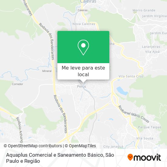 Aquaplus Comercial e Saneamento Básico mapa