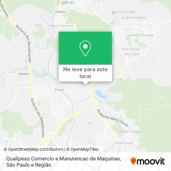 Qualipeso Comercio e Manutencao de Maquinas mapa
