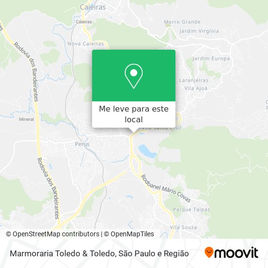 Marmoraria Toledo & Toledo mapa