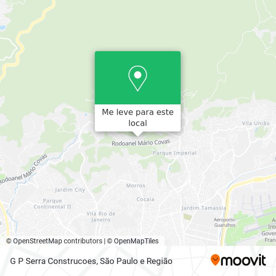 G P Serra Construcoes mapa