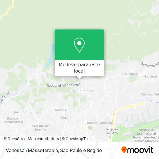 Vanessa /Massoterapia mapa