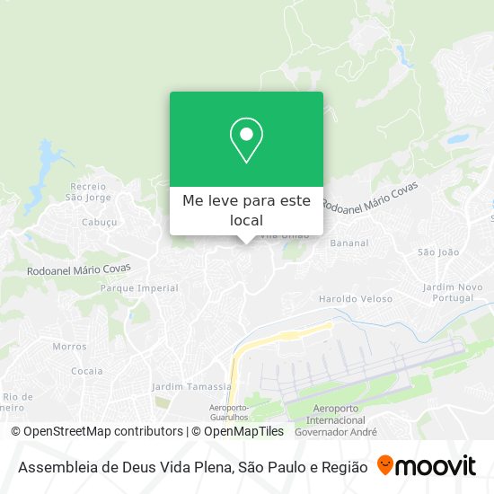 Assembleia de Deus Vida Plena mapa