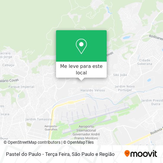 Pastel do Paulo - Terça Feira mapa
