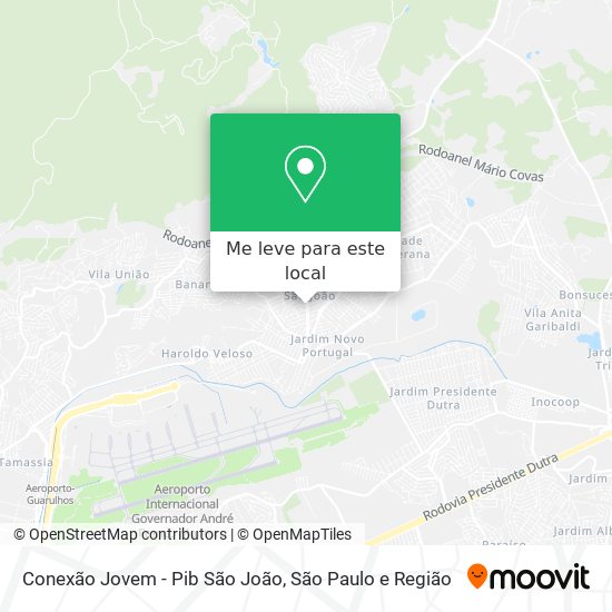 Conexão Jovem - Pib São João mapa