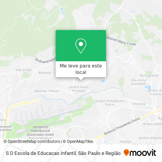 S D Escola de Educacao Infantil mapa