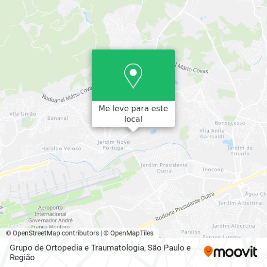 Grupo de Ortopedia e Traumatologia mapa