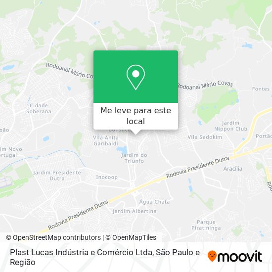 Plast Lucas Indústria e Comércio Ltda mapa