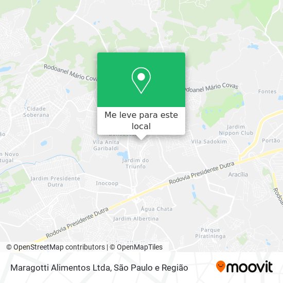 Maragotti Alimentos Ltda mapa