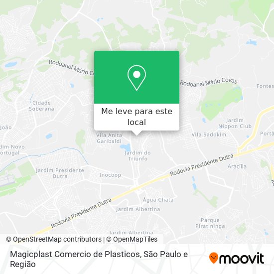 Magicplast Comercio de Plasticos mapa