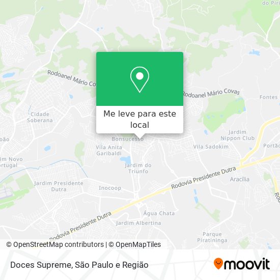 Doces Supreme mapa