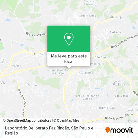 Laboratório Deliberato Faz Rincão mapa