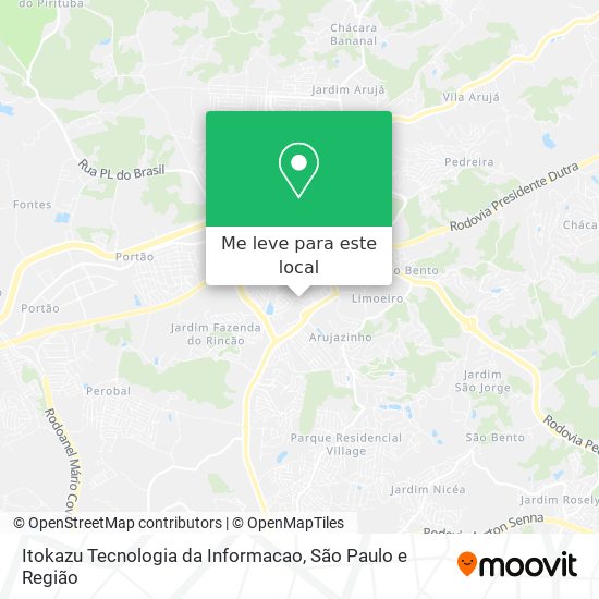 Itokazu Tecnologia da Informacao mapa