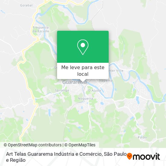 Art Telas Guararema Indústria e Comércio mapa