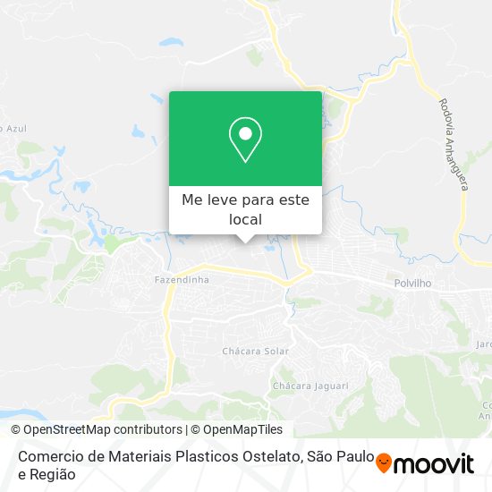 Comercio de Materiais Plasticos Ostelato mapa