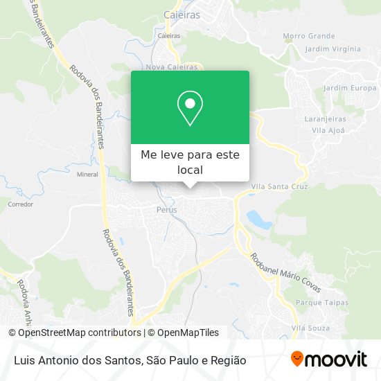 Luis Antonio dos Santos mapa