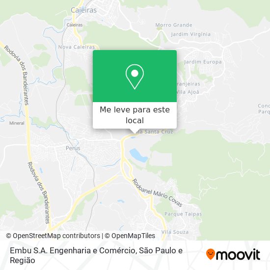 Embu S.A. Engenharia e Comércio mapa