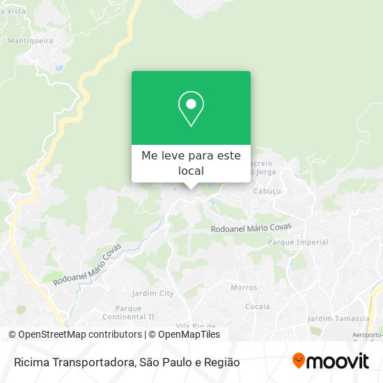 Ricima Transportadora mapa