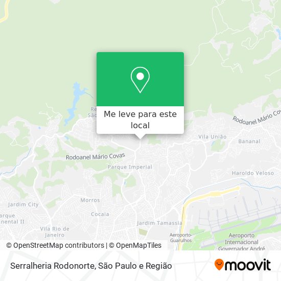 Serralheria Rodonorte mapa