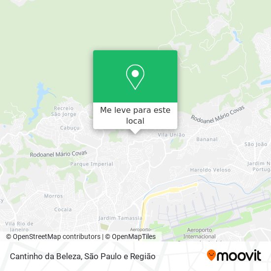 Cantinho da Beleza mapa