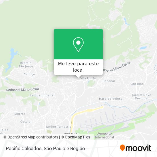 Pacific Calcados mapa