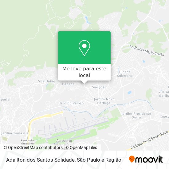 Adailton dos Santos Solidade mapa
