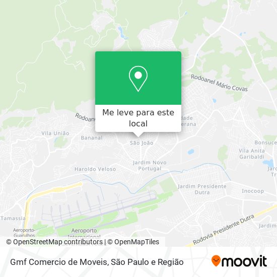 Gmf Comercio de Moveis mapa