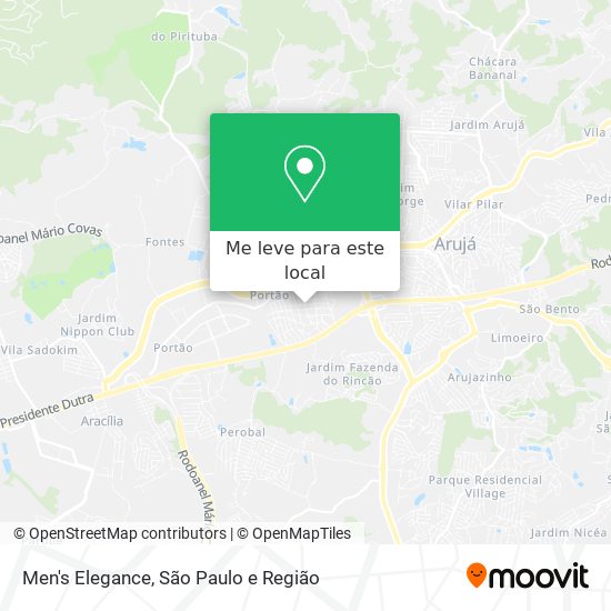 Men's Elegance mapa