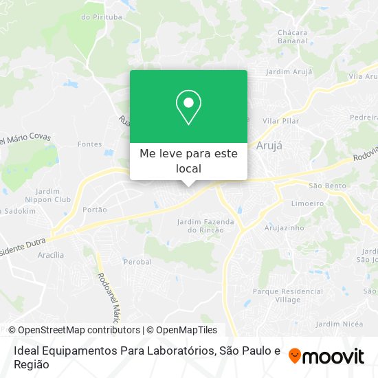 Ideal Equipamentos Para Laboratórios mapa
